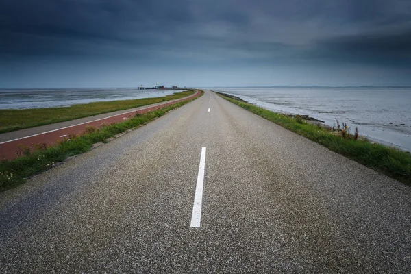 Calle Puerto Schiermonnikoog —  Fotos de Stock