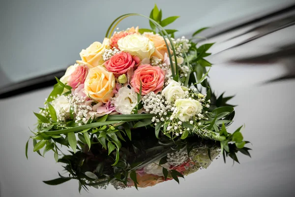 Svatební Kytice Květinami Svatební Květina — Stock fotografie