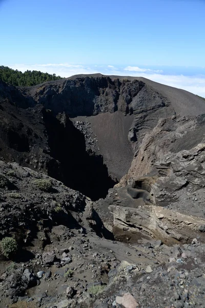 高山上的火山景观 — 图库照片