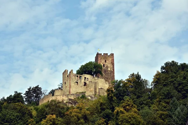 Ruiny Kastelburga Waldkirch Breisgau — Zdjęcie stockowe