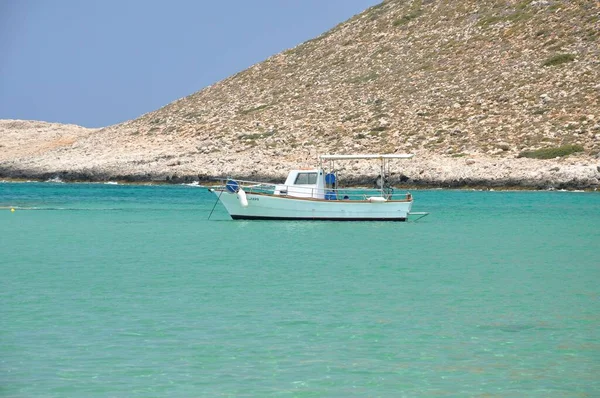 Kreta Grecja Wakacje Hellas Wyspa Plaża Zatoka Morze — Zdjęcie stockowe