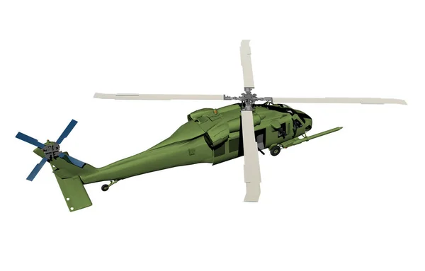 Vojenské Vrtulníky Obloze — Stock fotografie