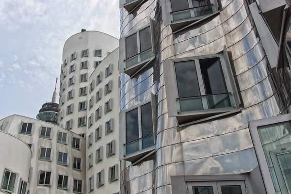 Blick Auf Das Gehry Haus Dsseldor Medienhafen — Stockfoto