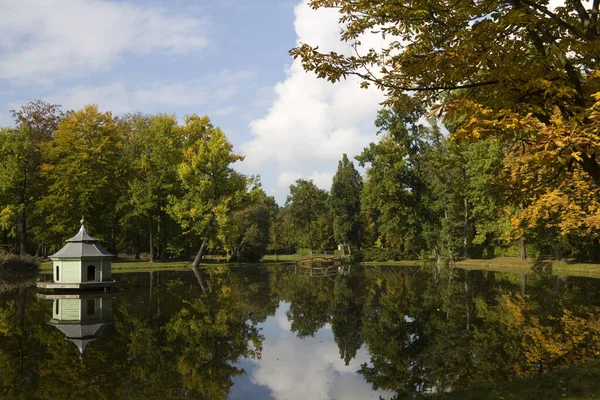 Giardino Del Castello Zabeltitz Autunno6 — Foto Stock