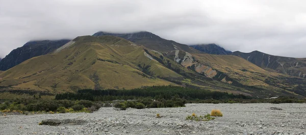 Galets Collines Nouvelle Zélande — Photo