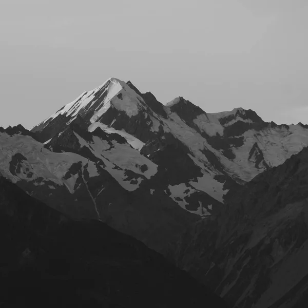 Mount Perouse Bij Zonsondergang Zuidelijke Alpen Nieuw Zeeland — Stockfoto
