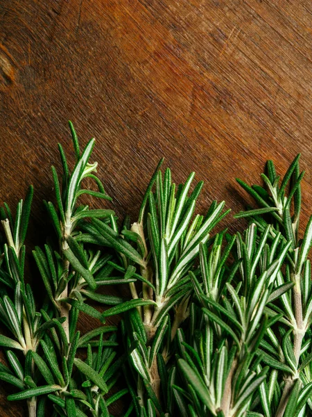 Bunch Rosemary Sitting Table Lots Copyspace — Stock Photo, Image