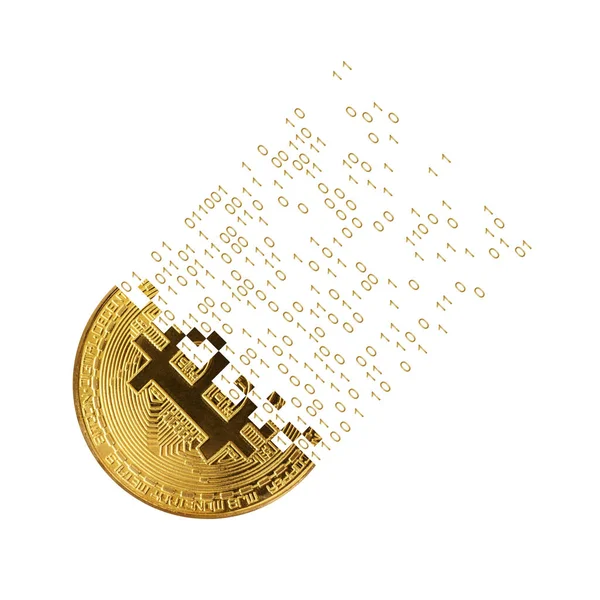 Konzept Der Kryptowährung Bitcoin Vektorillustration — Stockfoto