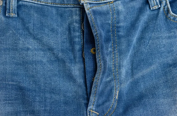 Υφή Του Blue Jeans Λευκό Φόντο — Φωτογραφία Αρχείου