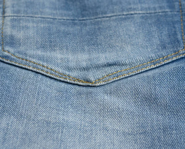 Close Fundo Textura Jeans Azul — Fotografia de Stock