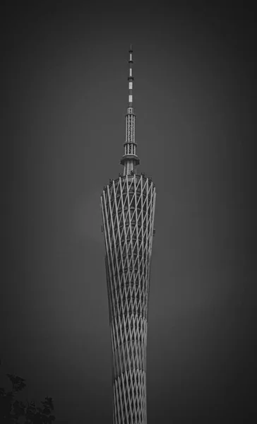 Canton Tower Stand Alone Blue Sky Background Bubble Tram Top — Stock Photo, Image