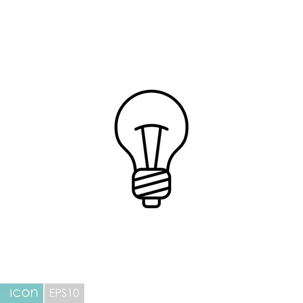 라이트 아이콘 아이디어의 해결책 전등의 — 스톡 사진