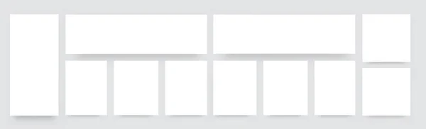 Weißer Leerer Bildschirm Mit Leerem Platz Für Ihren Text Vektorillustration — Stockfoto