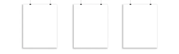 Hoja Papel Blanco Blanco Aislada Sobre Fondo Transparente Ilustración Vectorial —  Fotos de Stock