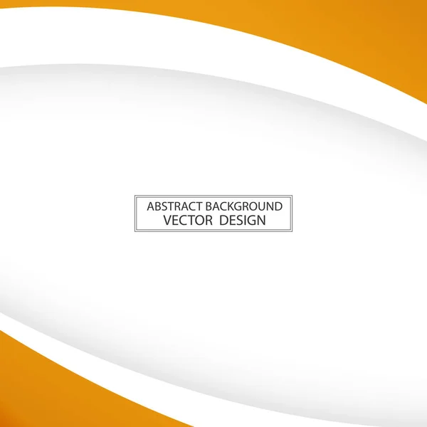 Abstrakt Webb Mall Orange Linjer Vit Bakgrund Vektor Illustration — Stockfoto