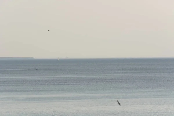 Μέρα Θυέλλης Στη Βαλτική Θάλασσα Στο Νησί Ruegen Κοντά Στο — Φωτογραφία Αρχείου
