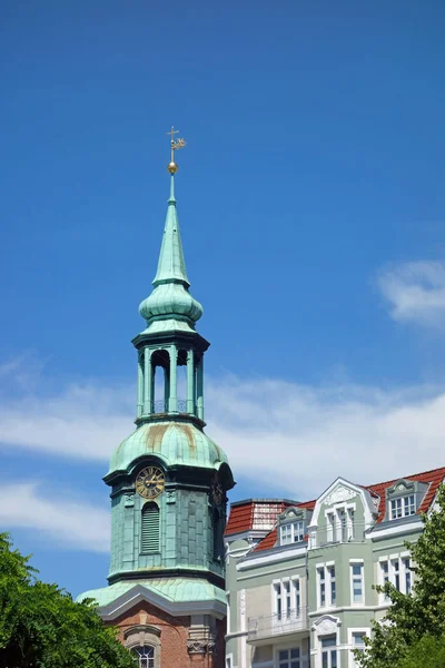 Kościół Trójcy Hamburgu Sankt Georg — Zdjęcie stockowe