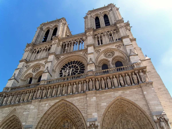 Cathedrale Notre Dame Paris Cite Cúpula Católica — Fotografia de Stock