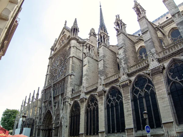 Citate Cattedrale Notre Dame Paris Cupola Cattolica — Foto Stock