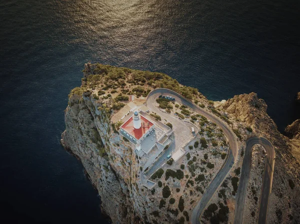 Panorama Lighthouse Mallorca North Cap Formentor — Stock Photo, Image