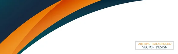 Abstrakte Webvorlage Schwarze Und Orangefarbene Linien Auf Weißem Hintergrund Vektorillustration — Stockfoto