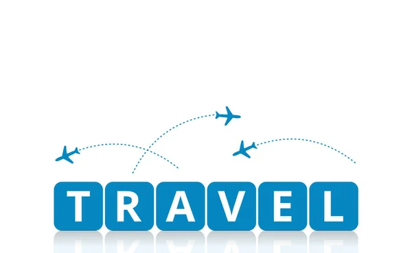 World Travel Tourism Season Concept Vector Illustratie — Stockfoto