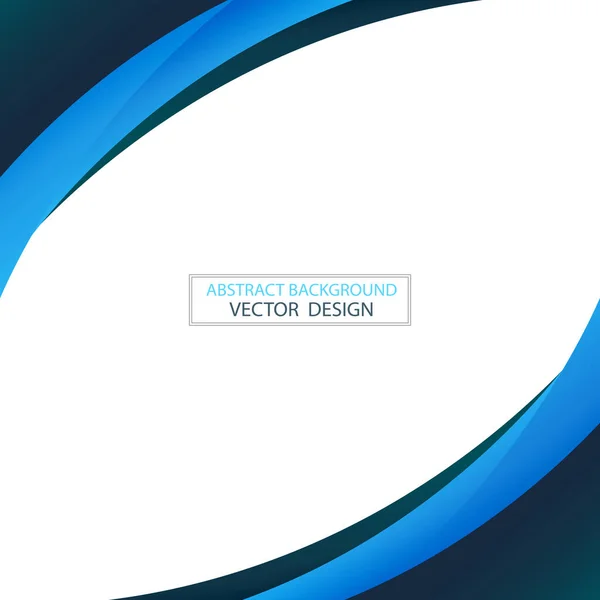 Abstract Web Template Zwarte Blauwe Lijnen Witte Achtergrond Vector Illustratie — Stockfoto