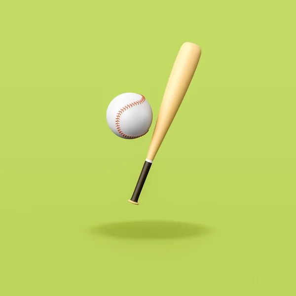 Икона Бейсбольного Мяча Плоская Иллюстрация Векторного Символа Гольф Клуба Веб — стоковое фото