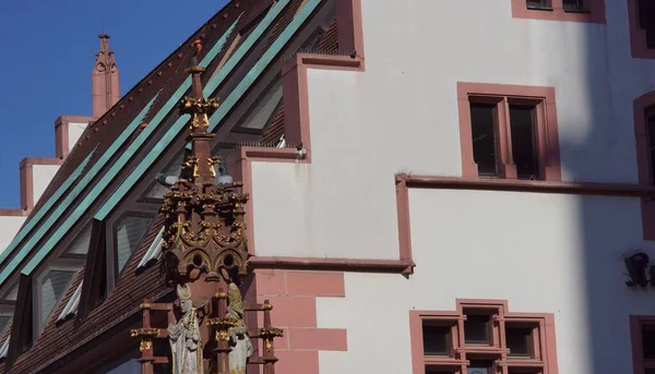 Freiburg Germany City Views Sightsee Ancient Architecture — 스톡 사진