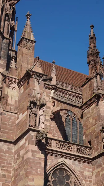 Freiburg Německo Výhled Město Pamětihodnosti Starověká Architektura Parky Ulice — Stock fotografie
