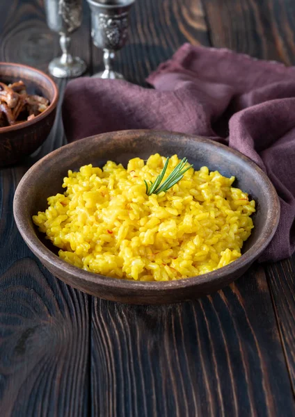 Zelfgemaakte Risotto Met Kip Groenten — Stockfoto