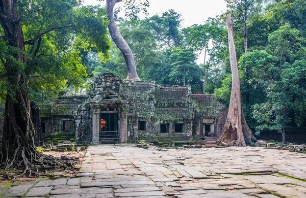 Kunjungi Kompleks Candi Bersejarah Terkenal Dan Tua Angkor Wat Kamboja — Stok Foto