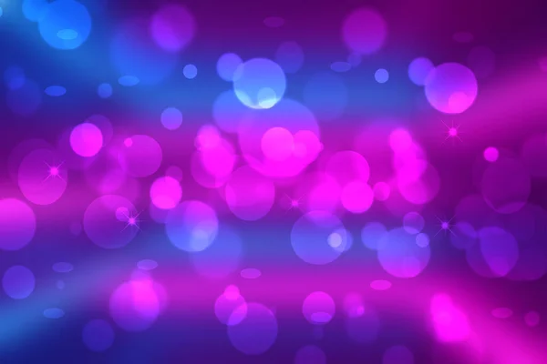 概要濃紺色のグラデーションピンク紫色の背景のテクスチャで 輝きのあるボケと星が輝きます ボケ味の美しい背景光の効果 — ストック写真