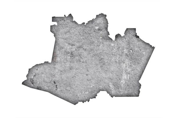 Карта Германии Флагом Белом Фоне — стоковое фото