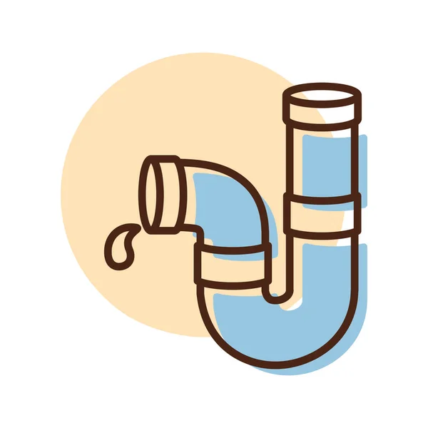 Vector Illustration Water Icon — Stock Photo, Image