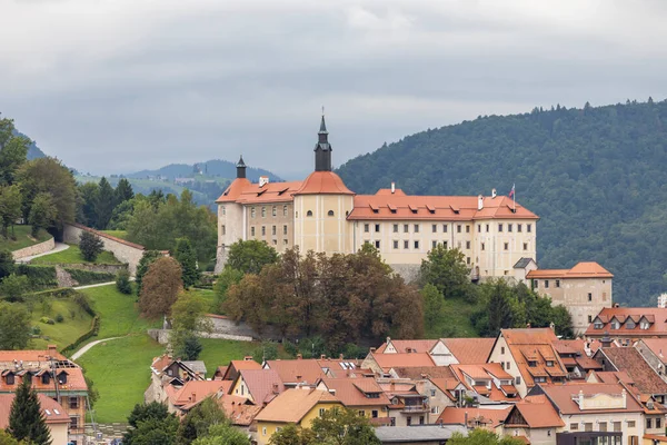 Widok Stare Miasto Cesky Krumlov Republika Czeska — Zdjęcie stockowe