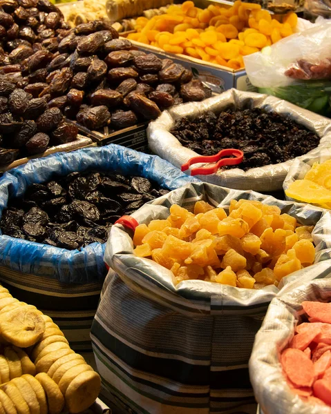 Dried Fruits Vegetables Market — Stock Photo, Image