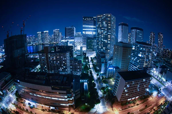 Gran Grupo Apartamentos Toyosu Koto Tokio Ubicación Del Disparo Zona —  Fotos de Stock