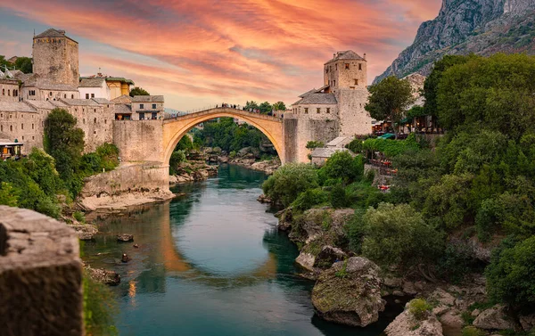 Vista Ponte Sobre Rio Cidade Segovia Espanha — Fotografia de Stock