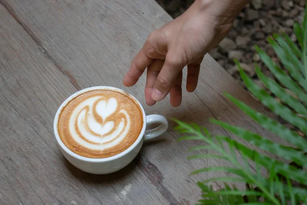 Secangkir Kopi Dengan Latar Belakang Putih — Stok Foto