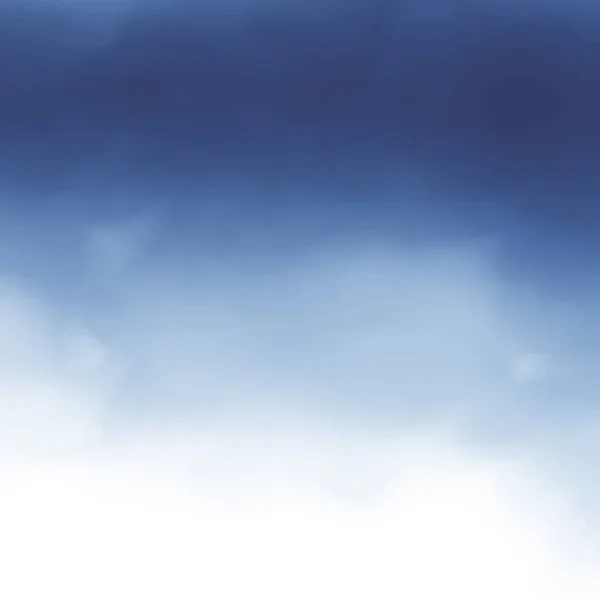 Realistico Acquerello Blu Trama Panoramica Sfondo Bianco Illustrazione Vettoriale — Foto Stock