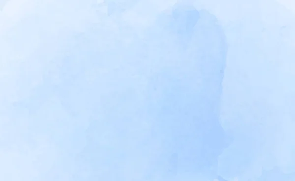 Realistyczna Niebieska Akwarela Panoramiczna Tekstura Białym Tle Ilustracja Wektora — Zdjęcie stockowe