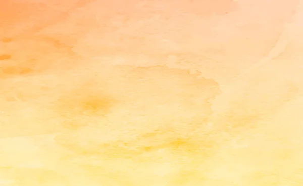Realistisch Geel Oranje Waterkleur Panoramische Textuur Een Witte Achtergrond Vector — Stockfoto