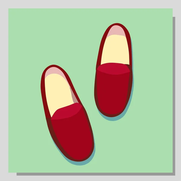 时装鞋设计 矢量插图 — 图库照片