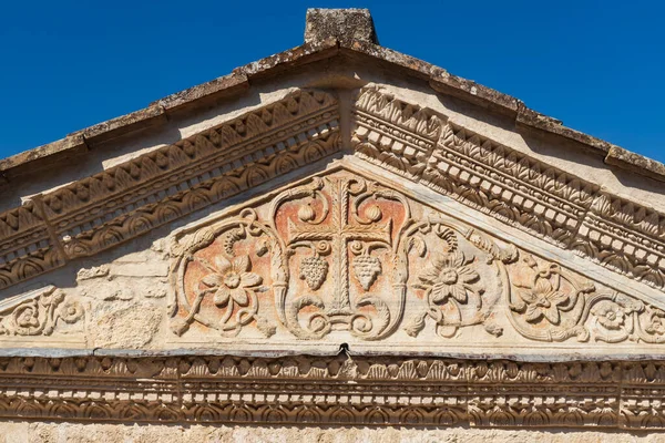 Tempel Des Clitumnus Frühmittelalterliche Kirche Unesco Weltkulturerbe Pissignano Bei Campello — Stockfoto