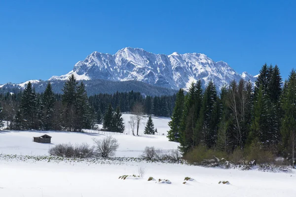 Escursioni Invernali Nelle Alpi Del Karwendel — Foto Stock