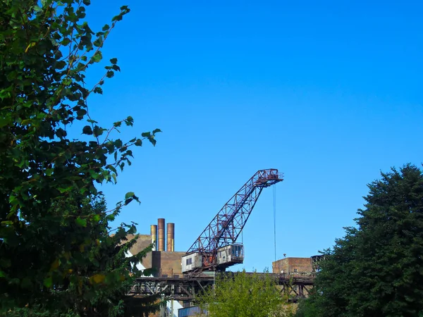 Construction Site Cranes Building — Stock Photo, Image