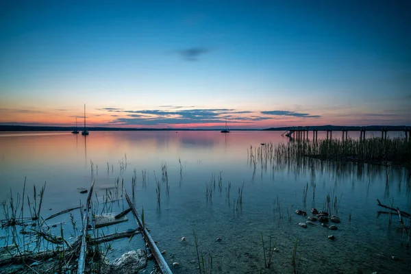 Beautiful Sunset Lake — Stock Photo, Image