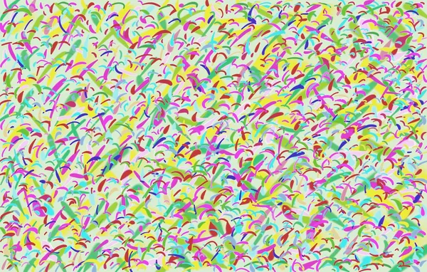 Abstract Kleurrijk Patroon Kunst Achtergrond Illustratie — Stockfoto