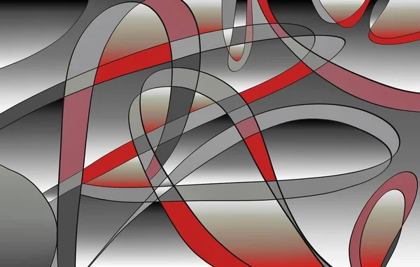 Fond Abstrait Avec Des Formes Géométriques Illustration Graphisme Vectoriel — Photo